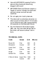 Preview for 3 page of MPower DIAMOND STONE Instruction Manual