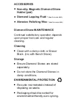 Preview for 11 page of MPower DIAMOND STONE Instruction Manual