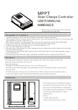 Preview for 1 page of MPPT M4860ADS User Manual