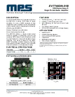 MPS EV7740DN-01B Manual предпросмотр