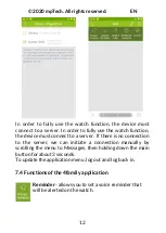 Preview for 12 page of mPTech myBand 4family User Manual