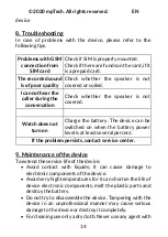 Preview for 14 page of mPTech myBand 4family User Manual