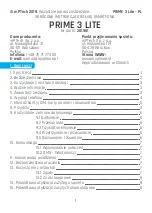 Preview for 1 page of mPTech PRIME 3 LITE Quick Start Manual