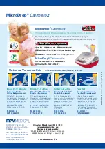 Предварительный просмотр 32 страницы MPV Medical MicroDrop Calimero2 Instruction Manual