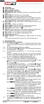 Preview for 9 page of MPV MN 11 Operating Instructions Manual