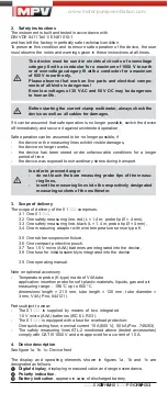 Preview for 9 page of MPV MN1-3 Operating Manual