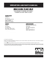 Preview for 52 page of MQ Multiquip GB43SC Operation And Parts Manual