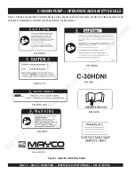 Предварительный просмотр 12 страницы MQ Multiquip MAYCO C-30HDNI Parts And Operation Manual