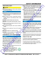 Preview for 9 page of MQ Multiquip MVH158GH Operation And Parts Manual