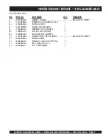 Preview for 71 page of MQ Multiquip WHITEMAN B Series Operation And Parts Manual