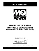 MQ Power DA7000SSA3 Operation Manual preview