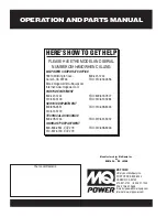 Preview for 86 page of MQ Power DCA-125USJ Operation And Parts Manual