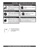 Предварительный просмотр 9 страницы MQ Power Ultra-Silent DCA-150USJ Operation And Parts Manual