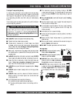 Предварительный просмотр 13 страницы MQ Power Ultra-Silent DCA-150USJ Operation And Parts Manual