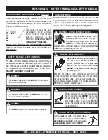 Preview for 8 page of MQ Power WHISPERWATT DCA-180SSV Operation And Parts Manual