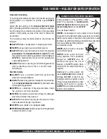 Preview for 11 page of MQ Power WHISPERWATT DCA-180SSV Operation And Parts Manual