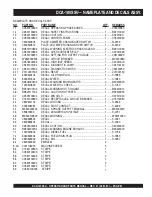 Preview for 81 page of MQ Power WHISPERWATT DCA-180SSV Operation And Parts Manual