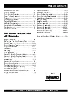 Preview for 4 page of MQ Power WHISPERWATT DCA-500SSK Parts And Operation Manual