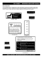 Preview for 20 page of MQ Power WHISPERWATT DCA-500SSK Parts And Operation Manual