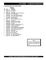 Preview for 67 page of MQ Power WHISPERWATT DCA-500SSK Parts And Operation Manual