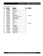 Preview for 79 page of MQ Power WHISPERWATT DCA-500SSK Parts And Operation Manual