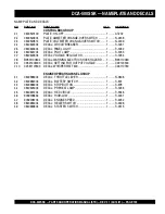 Preview for 109 page of MQ Power WHISPERWATT DCA-500SSK Parts And Operation Manual