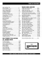 Preview for 4 page of MQ Power WHISPERWATT DCA-60SSI2 Parts And Operation Manual