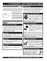 Preview for 7 page of MQ Power WHISPERWATT DCA-70SSJU2 Operation And Parts Manual