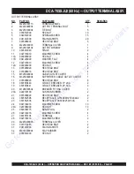 Preview for 67 page of MQ Power WHISPERWATT DCA-70SSJU2 Operation And Parts Manual