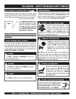 Preview for 10 page of MQ Power WhisperWatt DCA800SSK Operation And Parts Manual