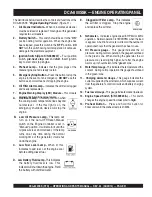 Preview for 31 page of MQ Power WhisperWatt DCA800SSK Operation And Parts Manual