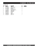 Preview for 87 page of MQ Power WhisperWatt DCA800SSK Operation And Parts Manual