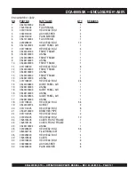 Preview for 101 page of MQ Power WhisperWatt DCA800SSK Operation And Parts Manual