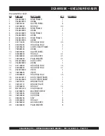 Preview for 105 page of MQ Power WhisperWatt DCA800SSK Operation And Parts Manual