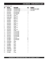 Preview for 109 page of MQ Power WhisperWatt DCA800SSK Operation And Parts Manual