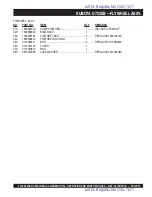 Предварительный просмотр 97 страницы MQ Power WHISPERWELD TLW-300SS Operating And Parts Manual