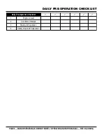 Preview for 6 page of MQ Mqs36h55 Operation And Parts Manual