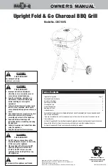 MR. BAR-B-Q CBC1601C Owner'S Manual preview