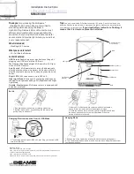 Предварительный просмотр 1 страницы Mr. Beams MB470 Installation Instructions And Operators Manual