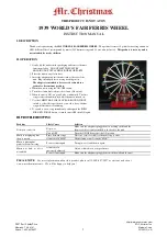 Mr. Christmas 1939 WORLD'S FAIR FERRIS WHEEL Instruction Manual предпросмотр