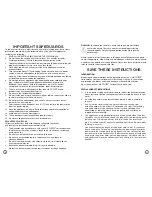 Предварительный просмотр 2 страницы Mr. Coffee BVMC-PSTX91 User Manual