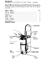 Preview for 4 page of Mr. Coffee Commuter 1-MUG Operating Instructions Manual