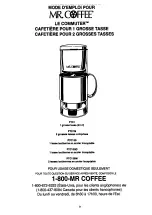 Preview for 9 page of Mr. Coffee Commuter 1-MUG Operating Instructions Manual