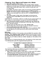 Preview for 10 page of Mr. Coffee Details ECM11 Operating Instructions Manual