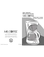 Mr. Coffee EC15 User Manual preview