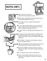 Preview for 14 page of Mr. Coffee ECM170 SERIES User Manual And  Recipe Book