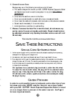 Preview for 3 page of Mr. Coffee ECM20 Instruction Manual With Recipes