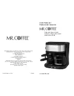 Preview for 1 page of Mr. Coffee ECM22 User Manual