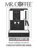 Mr. Coffee ECMP10 Instruction Manual preview