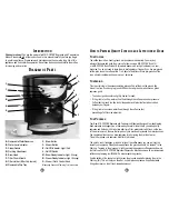 Предварительный просмотр 3 страницы Mr. Coffee ECMP30/33 Instruction Manual With Recipes